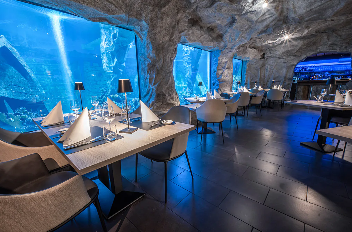 Gourmet-Menü im Unterwasser-Restaurant in Neuwied für 2 - 3