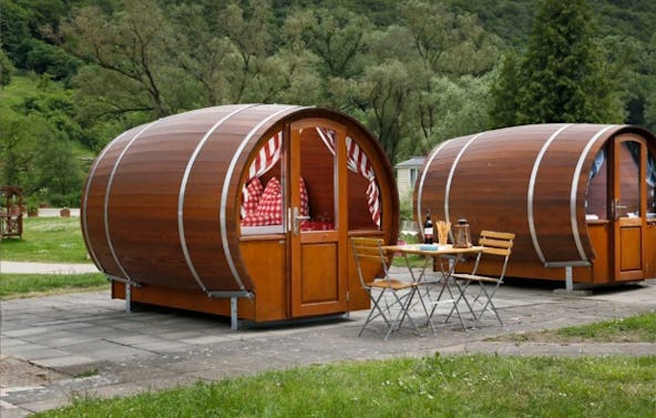 Übernachten im Fass in Burgen für 2 (1 Nacht)