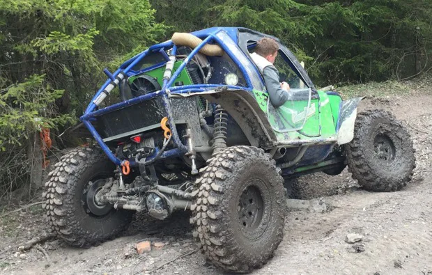 Mercedes Puch G offroad fahren in Voitsberg - 2