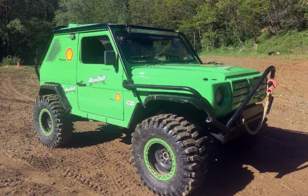 Mercedes Puch G offroad fahren in Voitsberg - 4