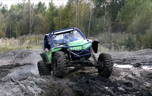 Mercedes Puch G offroad fahren in Stockerau - 1