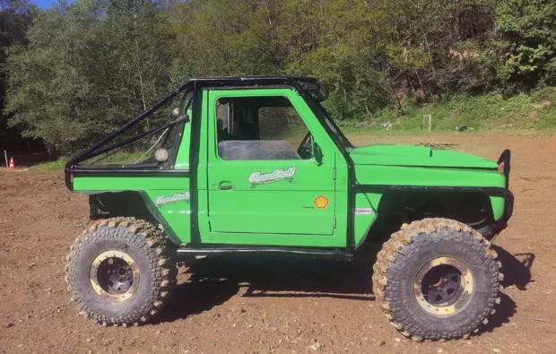 Mercedes Puch G offroad fahren in Stockerau - 3