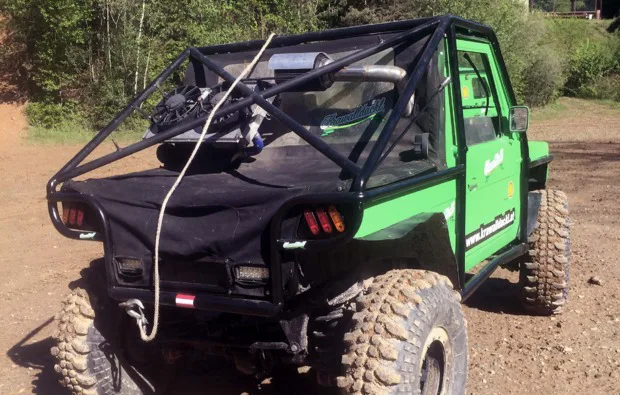 Mercedes Puch G offroad fahren in Stockerau - 5