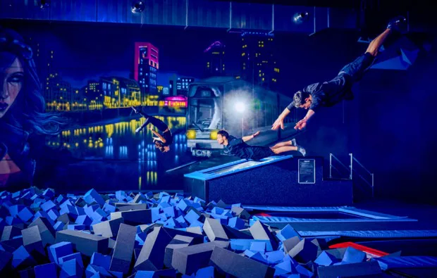 Trampolinhalle München Trudering-Riem für 2 - 3