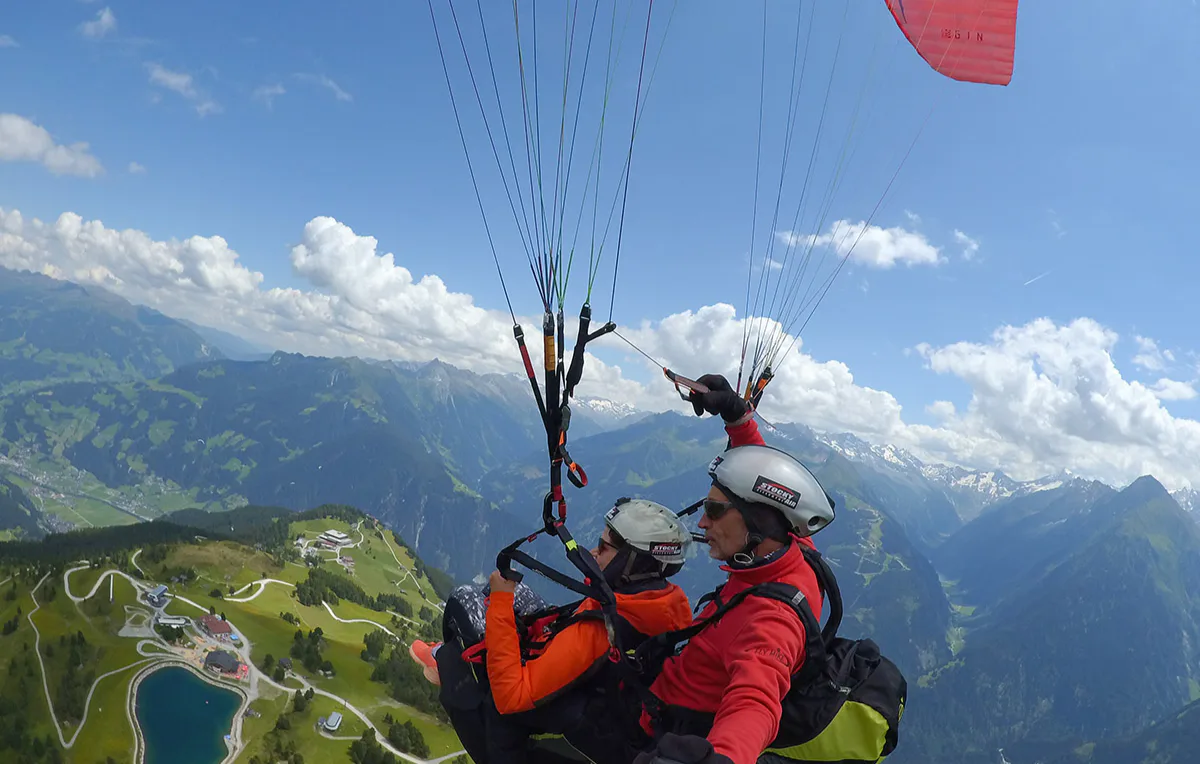 Gleitschirm Tandemflug Fügen - 4