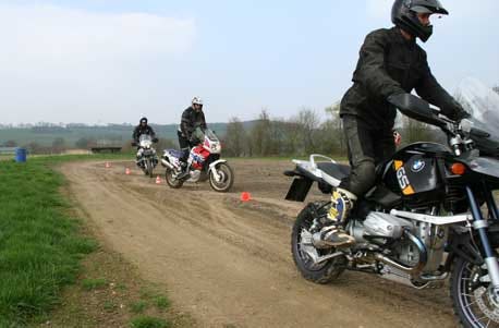 Motorrad Offroad Training