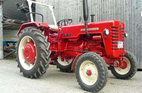 Oldtimer-Traktor fahren
