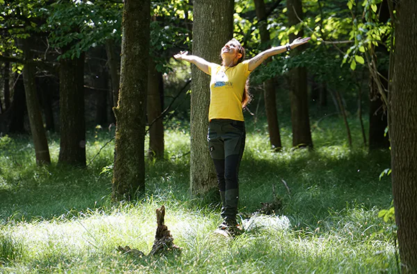 Waldbaden-Durchatmen im Wald - 5