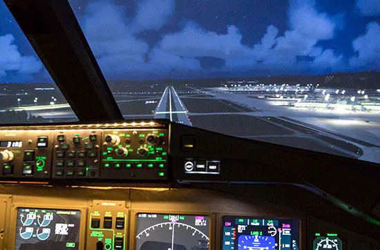 Flugsimulator Boeing 777 in Zürich (60 Min) - 1