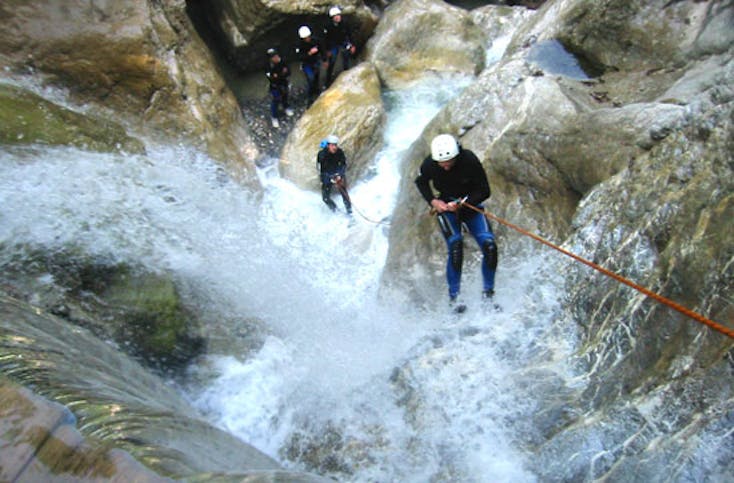 Canyoning für Fortgeschrittene in Vorarlberg