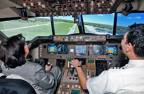 Flugsimulator Boeing 747