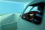 Alpenrundflug im Simulator