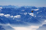 Alpen-Panorama im Heißluftballon