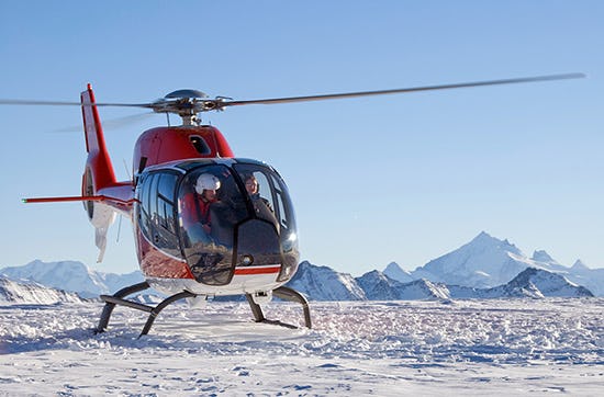 Helikopterflug mit Gletscherfrühstück in den Schweizer Alpen für 2