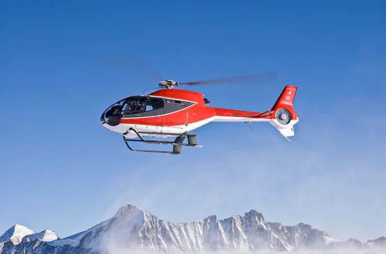 Helikopterflug mit Gletscherfrühstück in den Schweizer Alpen für 2 - 4