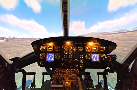 Hubschrauber Simulator in München (1 Std.) - 4