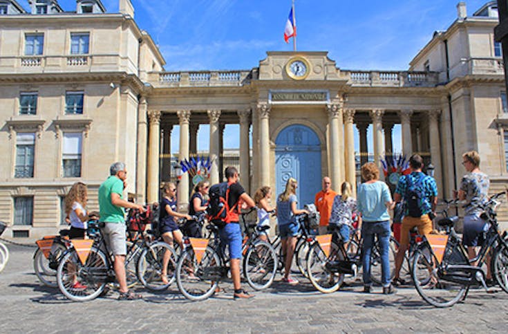 Sightseeing-Radtour durch Paris