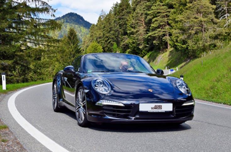 Porsche 911 Cabrio-Tour im Allgäu