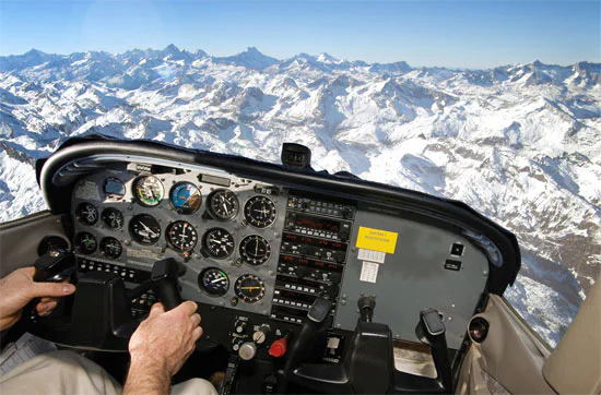 Privat-Rundflug über die Berner Alpen für 2 - 2