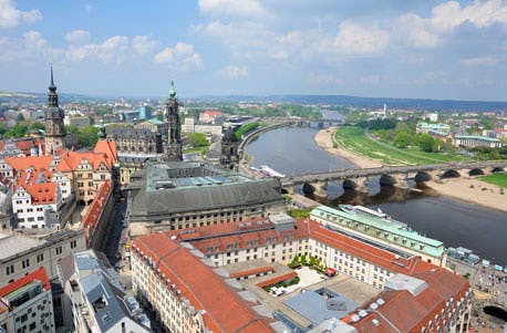 Hubschrauber-Rundflug über Dresden