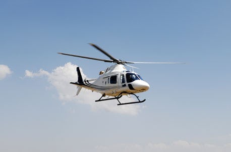 Hubschrauber-Rundflug über die Sächsische Schweiz