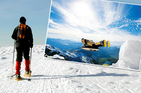 Schneeschuhtour & Freeride-Airboarding