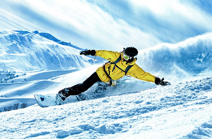 Snowboard Einsteigerkurs auf der Winklmoosalm