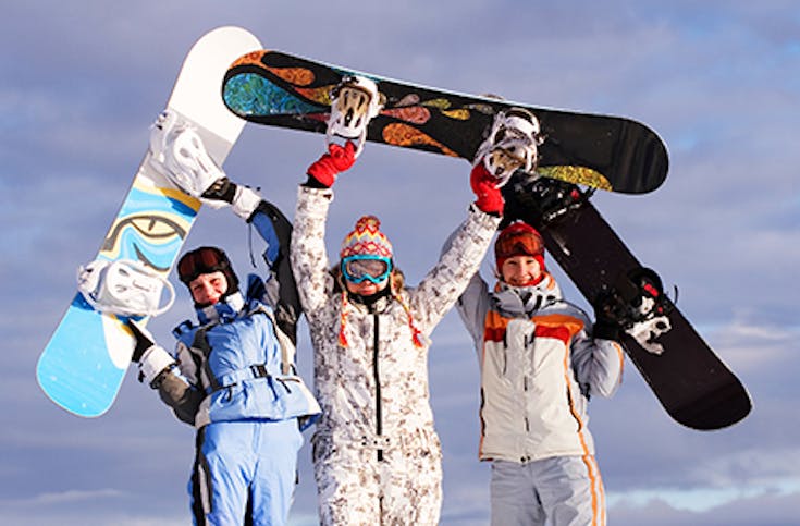 Snowboard Einsteigerkurs auf der Winklmoosalm