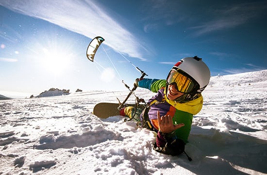 Snowkiting