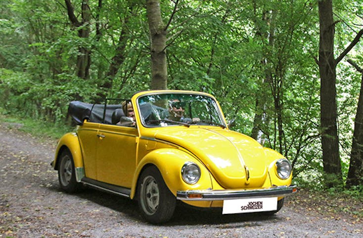 VW Käfer Cabrio fahren