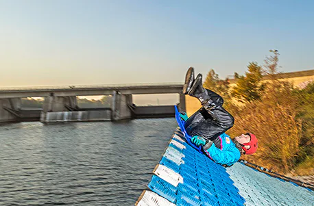 Waterramp-Action in Wien