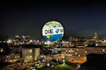 Berlin-Panorama aus dem Welt-Ballon