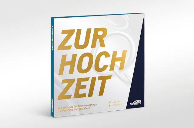 Geschenkbox Zur Hochzeit für Zwei