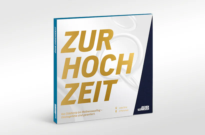 Geschenkbox Zur Hochzeit für Zwei