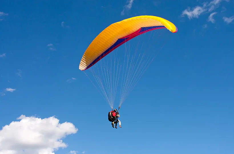 Gleitschirm Thermikflug Aschau im Chiemgau