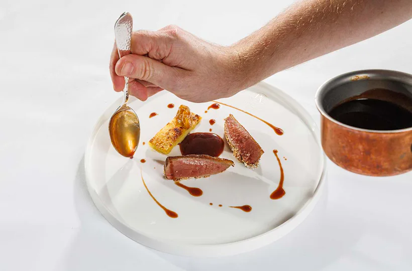 7-Gänge-Menü im Sterne-Restaurant Hamburg