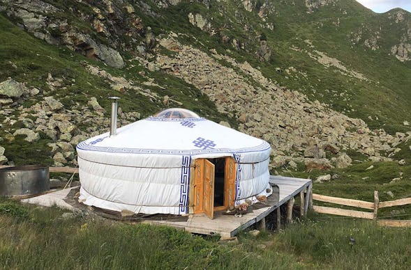 Übernachtung in einer Jurte Osco für 2 (1 Nacht)