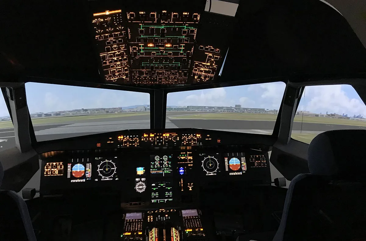 Flugsimulator Gensingen (A380 - Business) - 3