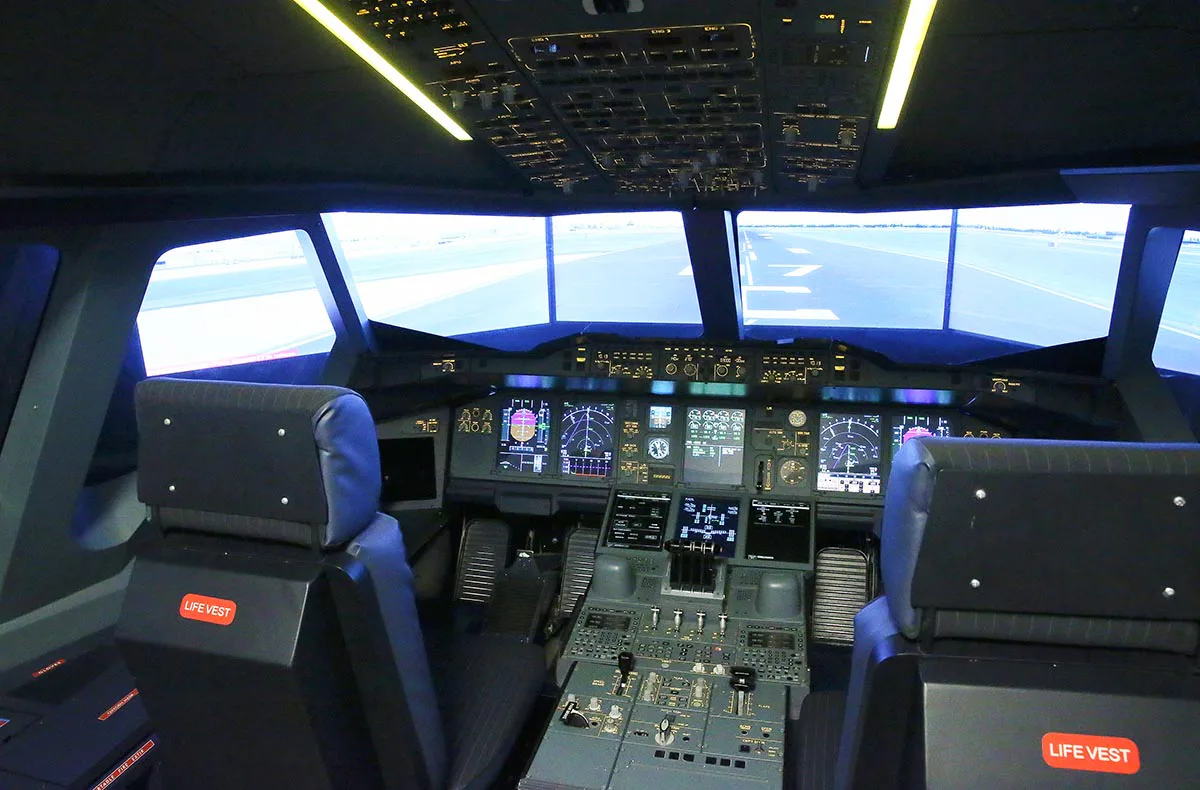 Flugsimulator Gensingen (A380 - Business) - 4