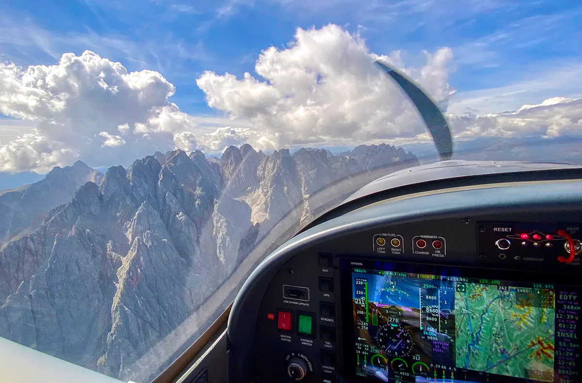 Flugzeug Rundflug Schwäbisch Hall im Cockpit (30 Min.) - 2