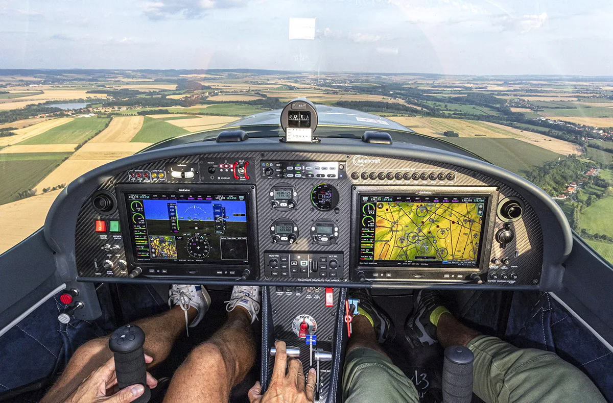 Flugzeug Rundflug Schwäbisch Hall im Cockpit (30 Min.) - 1