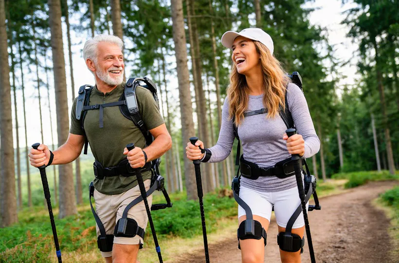 Geführte Wanderung mit Exoskelett Rösrath