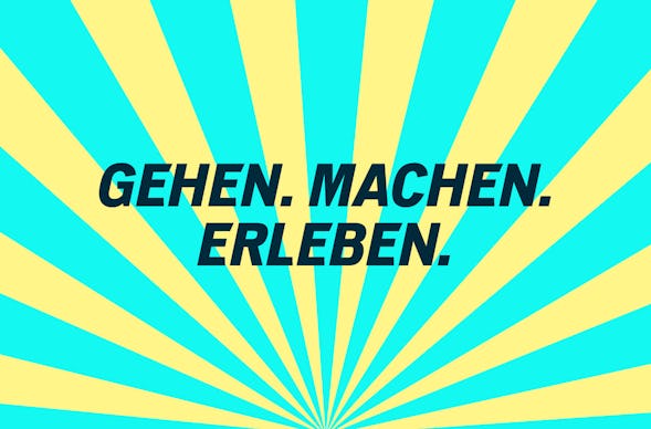 Flexibles Geschenk Zum Abschied (Türkis-Gelb)