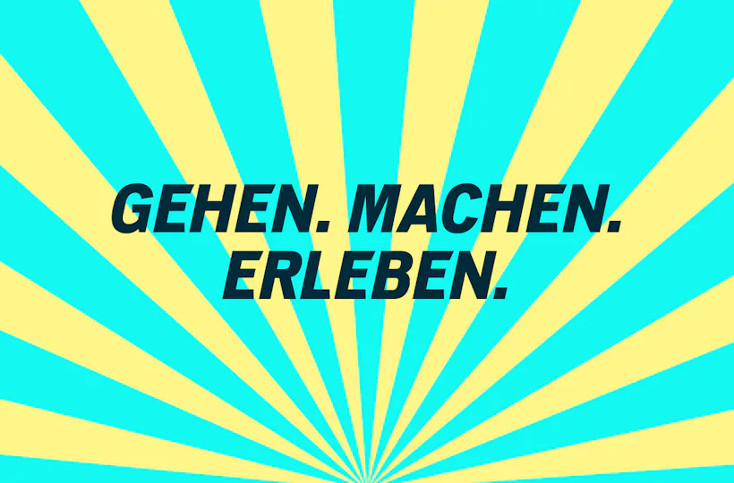 Flexibles Geschenk Zum Abschied (Türkis-Gelb)
