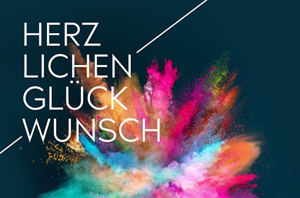 Flexibles Geschenk Herzlichen Glückwunsch