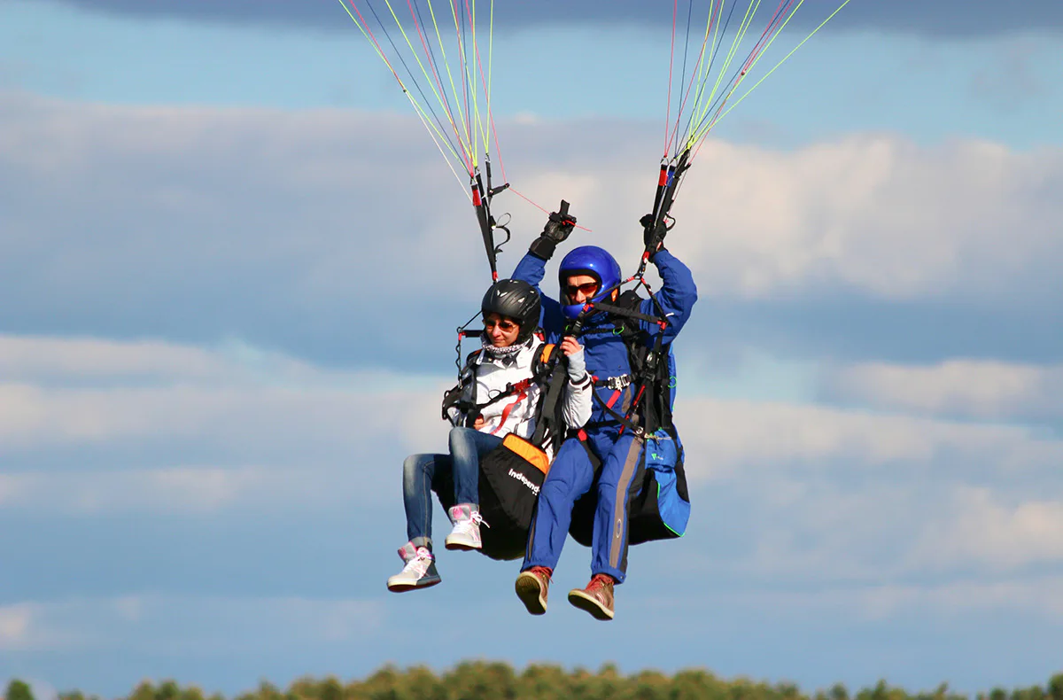 Gleitschirm Tandemflug Cottbus - 1