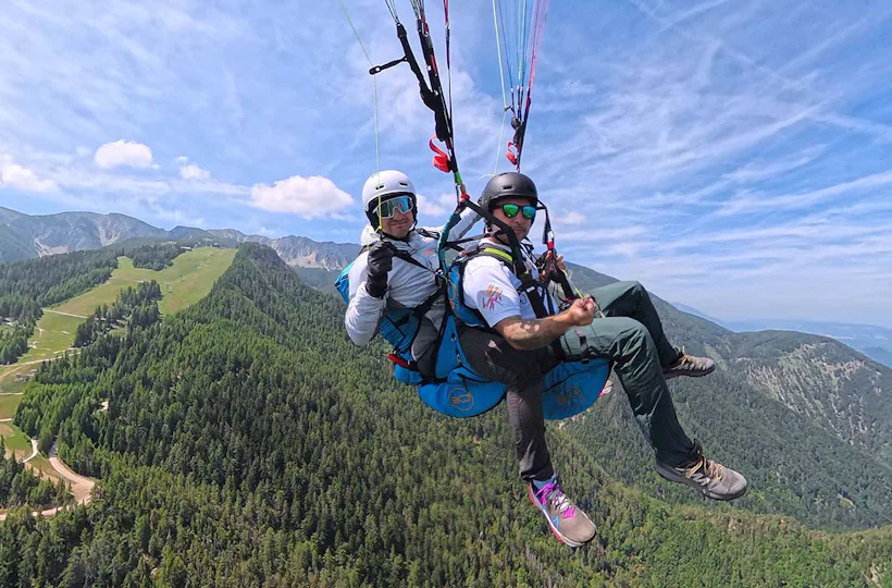 Gleitschirm Tandemflug Klagenfurt