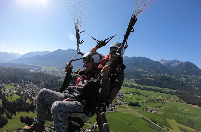 Gleitschirm Tandemflug Schnifis