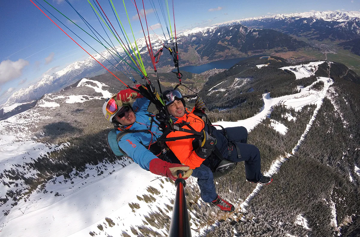 Gleitschirmtandemflug Zell am See - Kaprun - 2