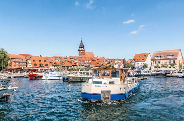 Hausboot-Übernachtung Rechlin für 5 (4 Nächte)